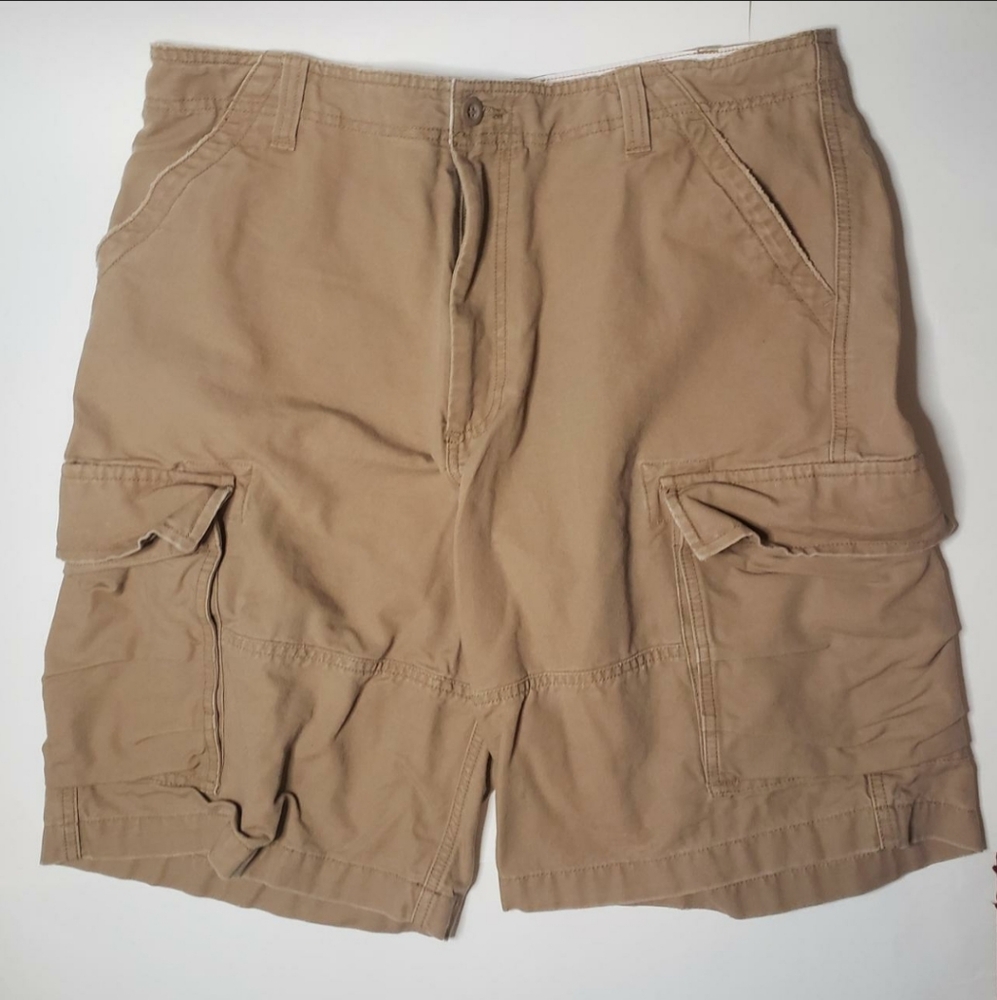 *********ITEM SOLD 6-26-25***Urban Pipeline Khaki Tan Brown Cargo Shorts Size 36